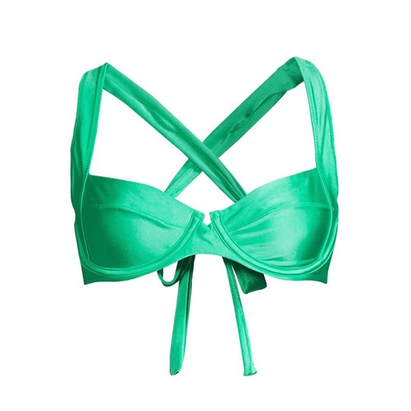 PQ Halter Underwire Emerald Bikini Top - Picture 7 of 7